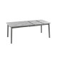 Table de repas extensible LAFUMA MOBILIER Oron HPL 6-8 personnes GRIS CIMENT