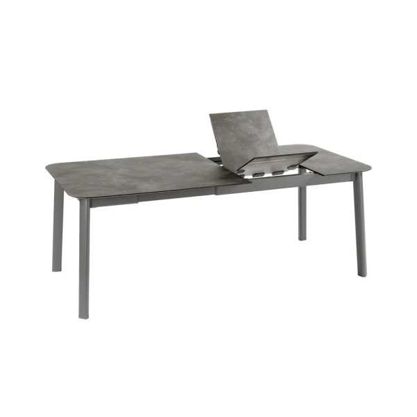 Table de repas extensible LAFUMA MOBILIER Oron HPL 6-8 personnes GRIS FUSAIN