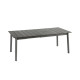 Table de repas extensible LAFUMA MOBILIER Oron ALU 6-8 personnes GRIS TITANE