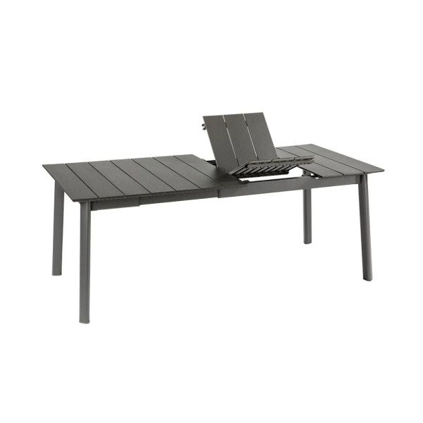 Table de repas extensible LAFUMA MOBILIER Oron ALU 6-8 personnes GRIS TITANE