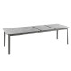 Table de repas extensible LAFUMA MOBILIER Oron HPL 8-10 personnes GRIS CIMENT