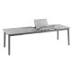 Table de repas extensible LAFUMA MOBILIER Oron HPL 8-10 personnes GRIS CIMENT