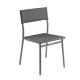 Ensemble LAFUMA MOBILIER table de repas extensible et 6 chaises de jardin Oron ALU 6-8 personnes GRIS TITANE