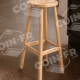 Tabouret en bois MON TABOURET Bistrot Classique - 7 coloris 2 hauteurs