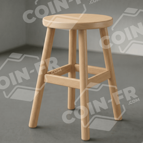 Tabouret en bois MON TABOURET Artisan Classique - 7 coloris