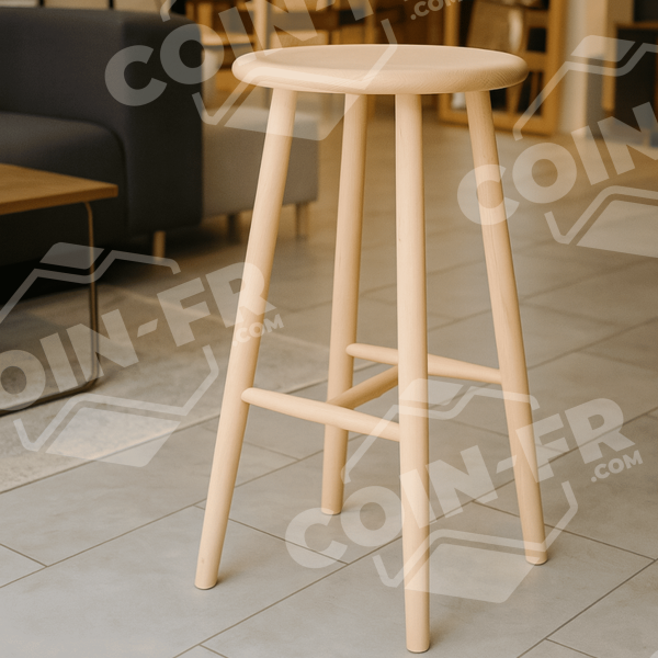 Tabouret en bois MON TABOURET Hector - 7 coloris 2 hauteurs