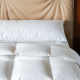 Traversin rectangulaire DROUAULT Tibet ferme 90% plumettes et 10% duvet de canard blanc - 3 tailles