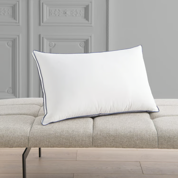 Oreiller DROUAULT Trianon ferme plumettes et duvet de canard blanc - 2 tailles