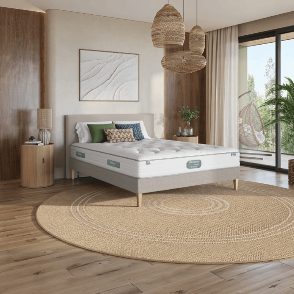 Matelas mi-ferme à ressorts ensachés SIMMONS Beautyrest Sensory Synergy+ 26cm - 10 tailles