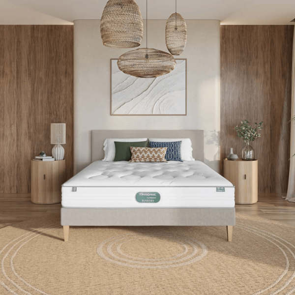Matelas ferme à ressorts ensachés SIMMONS Beautyrest Sensory Synergy+ 26cm - 10 tailles