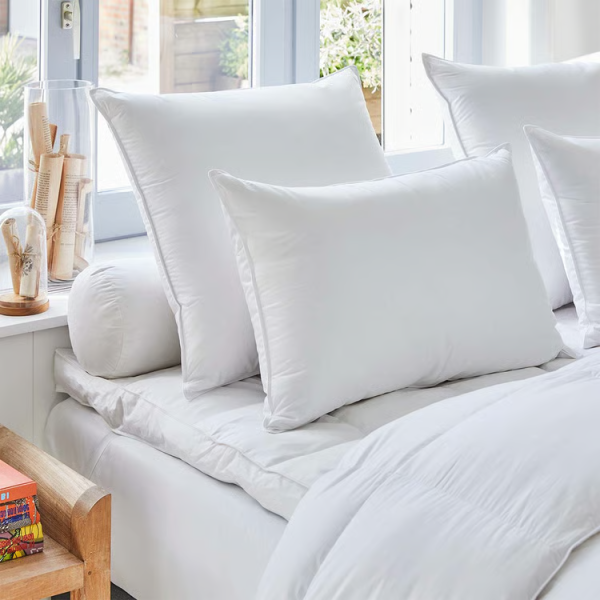Oreiller DROUAULT Platinium Light moelleux 100% duvet d'oie blanche - 2 tailles