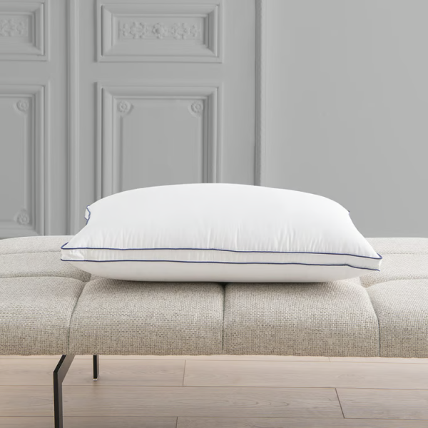Oreiller DROUAULT Hermitage moelleux 90% duvet de canard blanc - 2 tailles