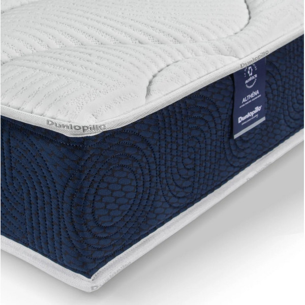 Matelas DUNLOPILLO ALTHENA soutien ferme - mousse Alvéol'r H22cm - 15 tailles