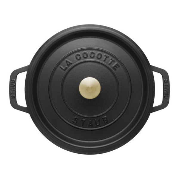 Cocotte en fonte STAUB ronde 18cm - 3 coloris