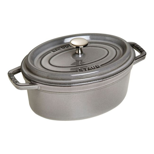 Cocotte en fonte STAUB ovale 15cm - 2 coloris