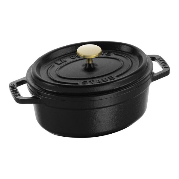 Cocotte en fonte STAUB ovale 15cm - 2 coloris
