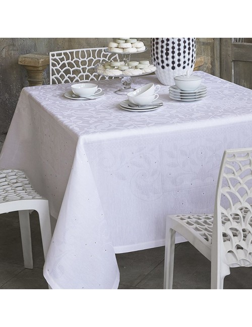 Nappe LE JACQUARD FRANCAIS Venezia Cristal 175x175cm (1 quantité)