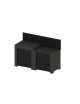 Ensemble cuisine ENO Comfort 5 modules - coloris Navy cuisine d'extérieur