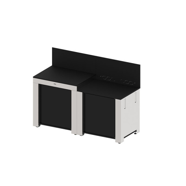 Ensemble cuisine ENO Comfort 5 modules - coloris Navy cuisine d'extérieur
