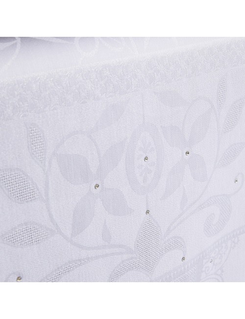 Nappe LE JACQUARD FRANCAIS Venezia Cristal 175x175cm (1 quantité)