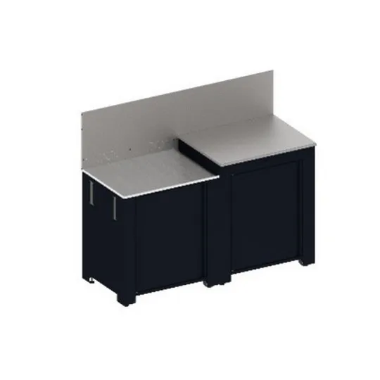 Ensemble cuisine ENO Essential 2 modules - coloris Navy cuisine d'extérieur