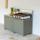 Meuble cuisine ENO Modulo plan de travail - coloris Navy cuisine d'extérieur