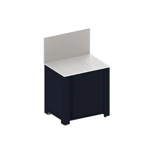 Meuble cuisine ENO Modulo plancha - coloris Navy cuisine d'extérieur