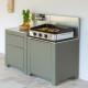 Meuble cuisine ENO Modulo plancha - coloris Navy cuisine d'extérieur