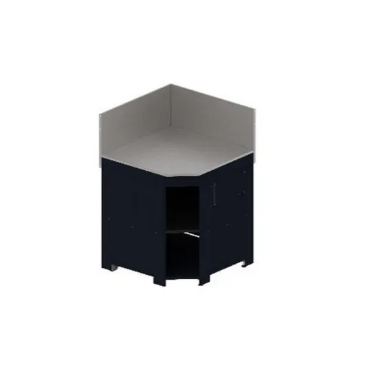 Meuble cuisine ENO Modulo angle - coloris Navy cuisine d'extérieur