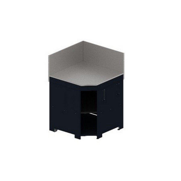 Meuble cuisine ENO Modulo angle - coloris Navy cuisine d'extérieur