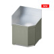 Meuble cuisine ENO Modulo angle - coloris Sauge cuisine d'extérieur