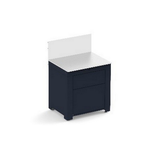 Meuble cuisine ENO Modulo plan de travail tiroirs - coloris Navy cuisine d'extérieur