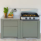 Meuble cuisine ENO Modulo plan de travail tiroirs - coloris Navy cuisine d'extérieur