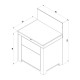 Meuble cuisine ENO Modulo plan de travail tiroirs - coloris Navy cuisine d'extérieur