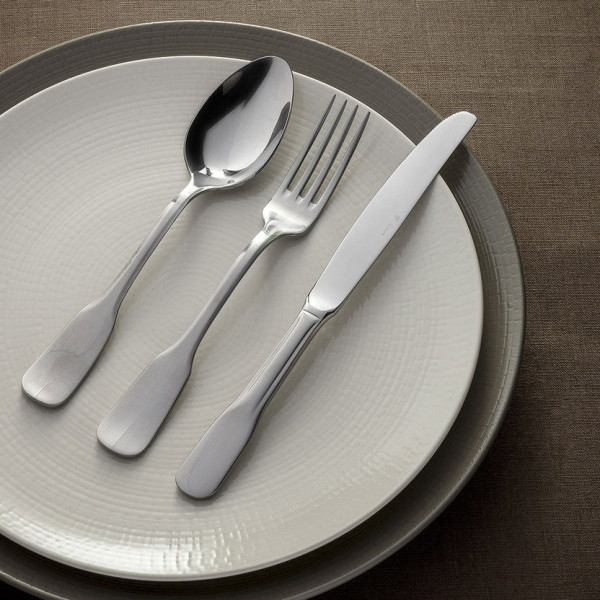 Couteau de table GUY DEGRENNE Vieux Paris en acier inoxydable