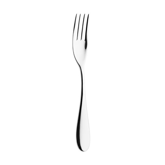 Fourchette de table GUY DEGRENNE Onde en acier inoxydable