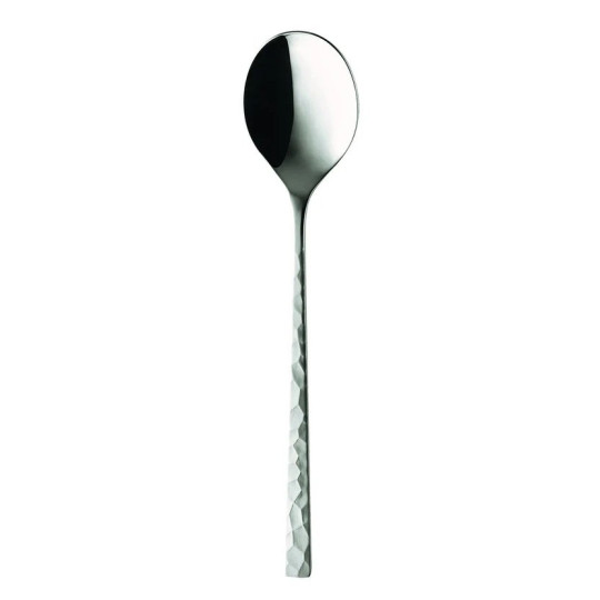 Cuillère de table GUY DEGRENNE Fuse martelé en acier inoxydable