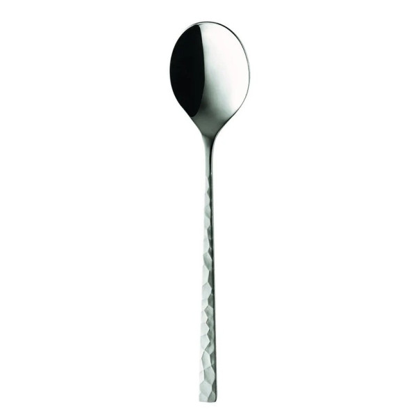 Cuillère de table GUY DEGRENNE Fuse martelé en acier inoxydable
