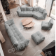 Canapé Sawa 4 places 3m20 RALPH M Tissu Cabourg - 21 coloris