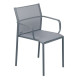 Chaise avec accoudoirs bridge de jardin FERMOB Cadiz - 8 coloris