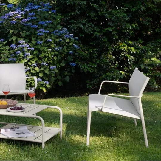 Fauteuil bas de jardin FERMOB Cadiz - 7 coloris