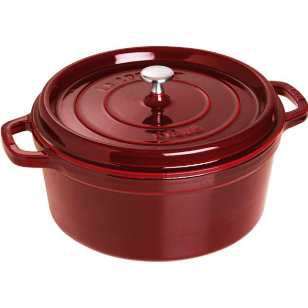 Cocotte Staub 28cm en fonte - 7 coloris
