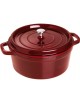 Cocotte Staub 28cm en fonte - 7 coloris