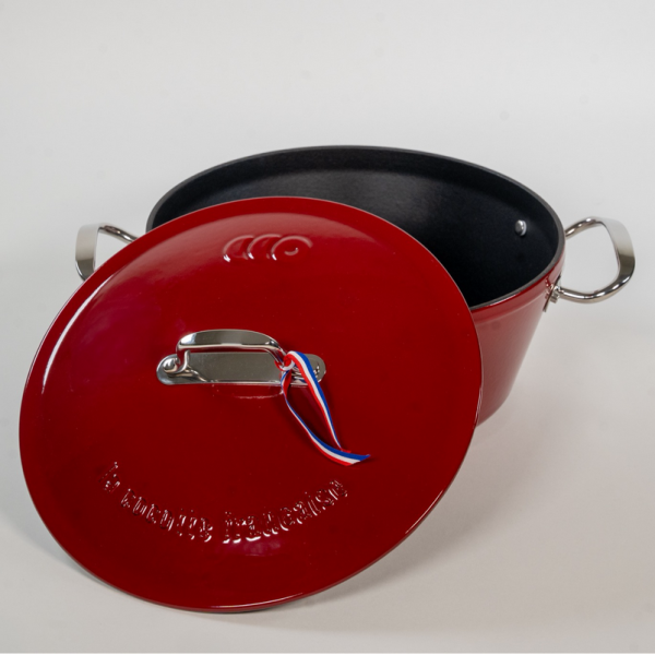 Cocotte en fonte LA COCOTTE FRANCAISE 26cm Rouge intense Rubis lumineux