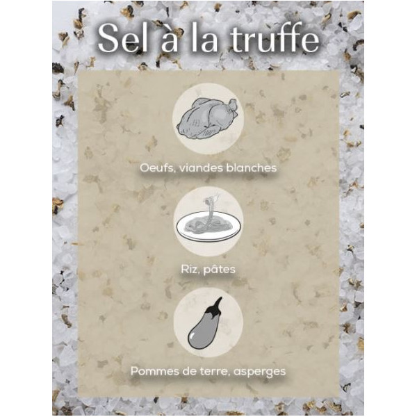 Sel à la truffe PEUGEOT SAVEURS (3 sachets par étui)
