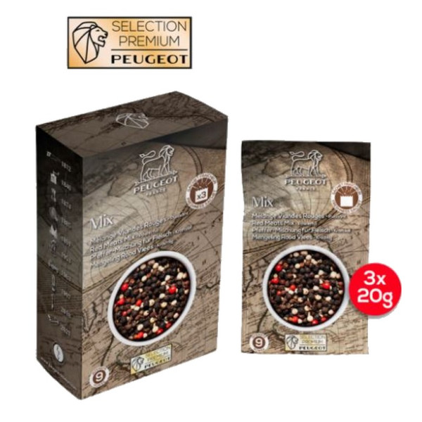 Mix viandes rouges PEUGEOT SAVEURS (60g - 3 sachets fraicheur de 20g)
