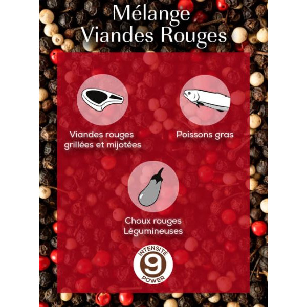 Mix viandes rouges PEUGEOT SAVEURS (60g - 3 sachets fraicheur de 20g)