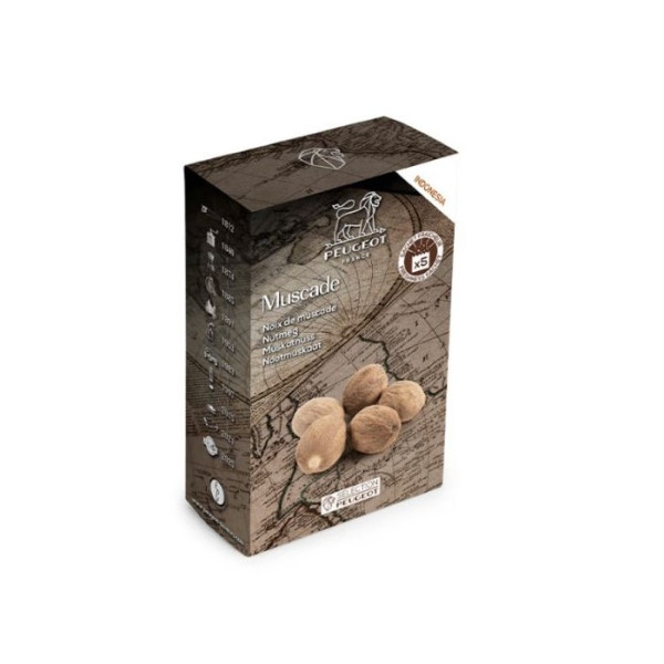 Muscade PEUGEOT SAVEURS (5 sachets par étui avec 1 noix par sachet)