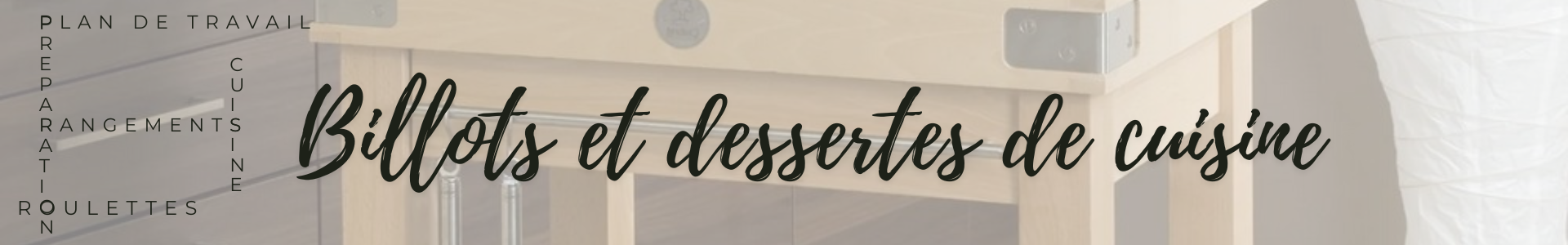 Billot et desserte de cuisine Made in France | Coin-fr
