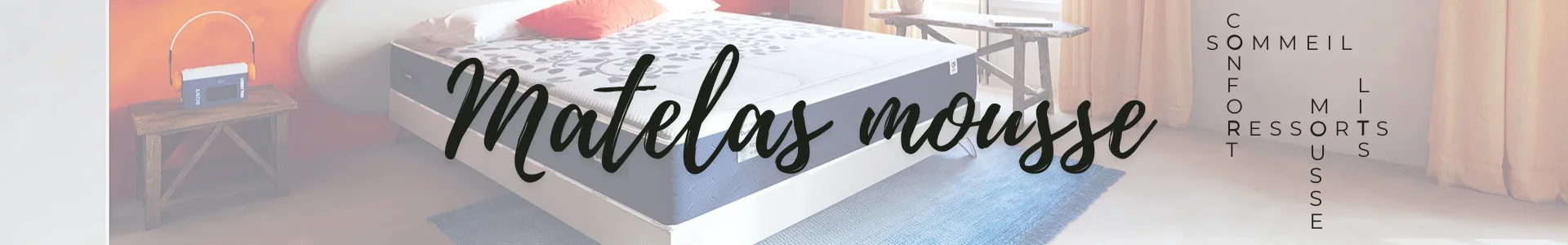 Matelas mousse confort Made in France
